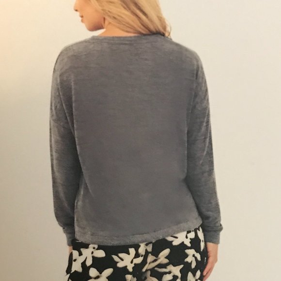 Three dots velour pajama set top jogger eye mask - Picture 15 of 16